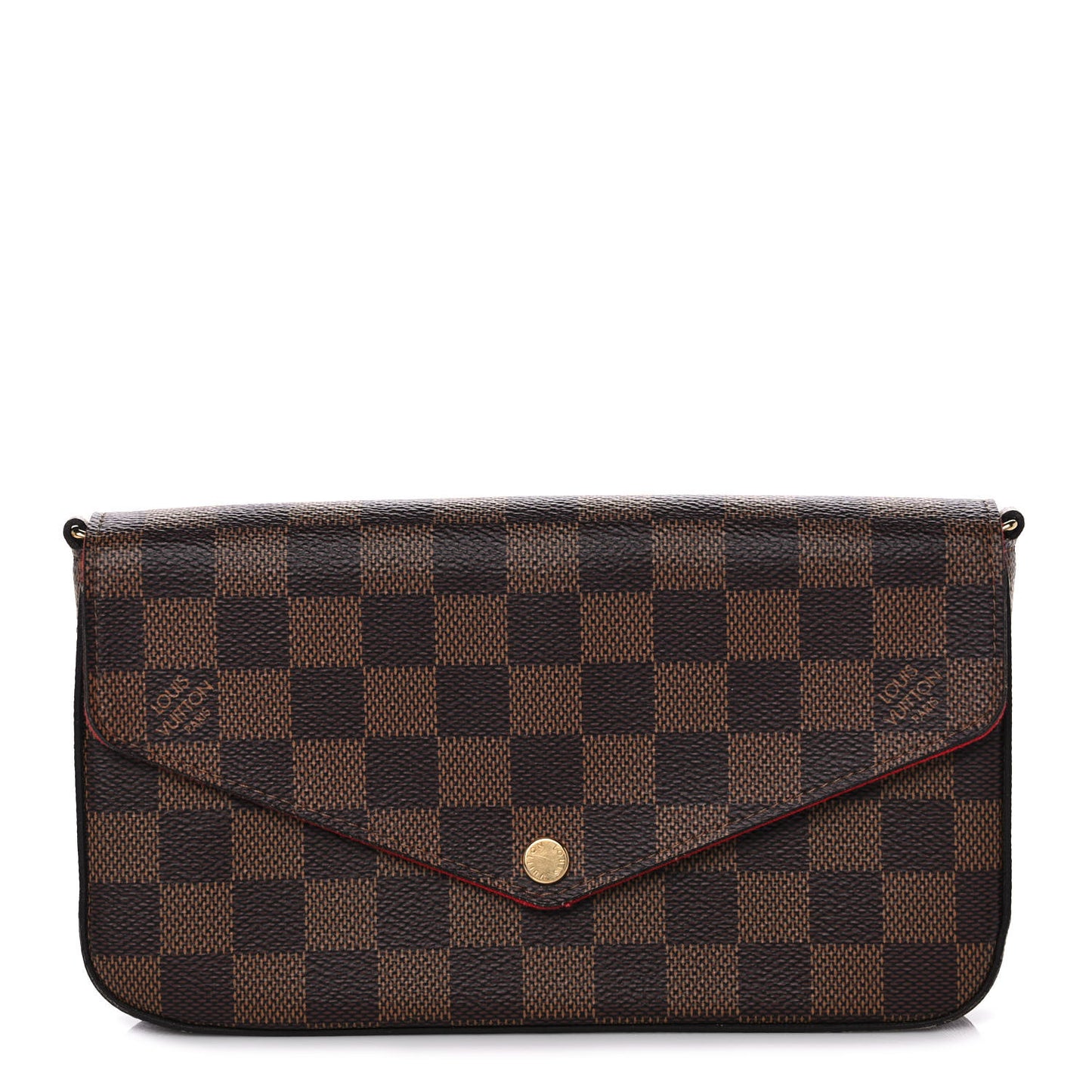 Damier Ebene Pochette Felicie Chain Wallet