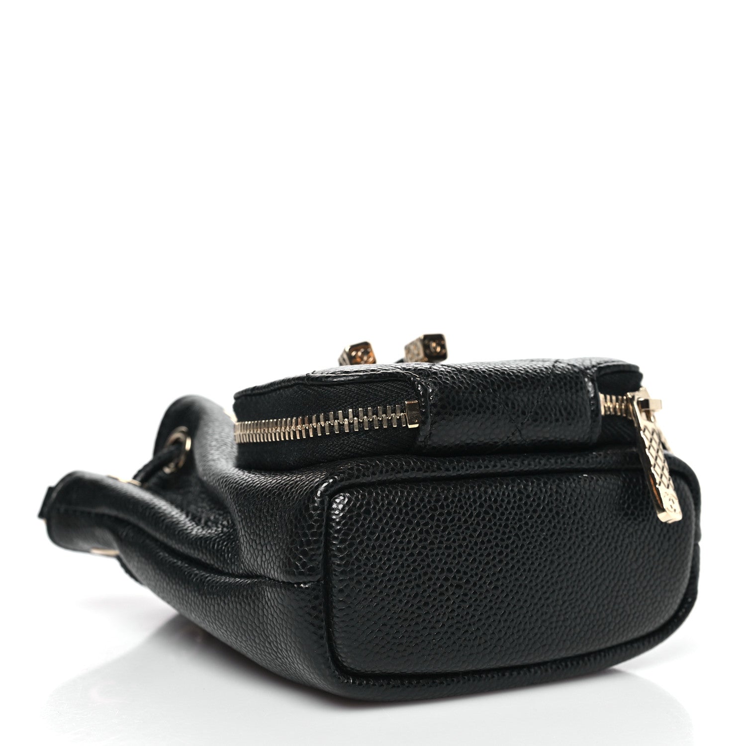 Chanel Caviar Quilted Mini CC Pocket Bucket Bag Black 4 of 10