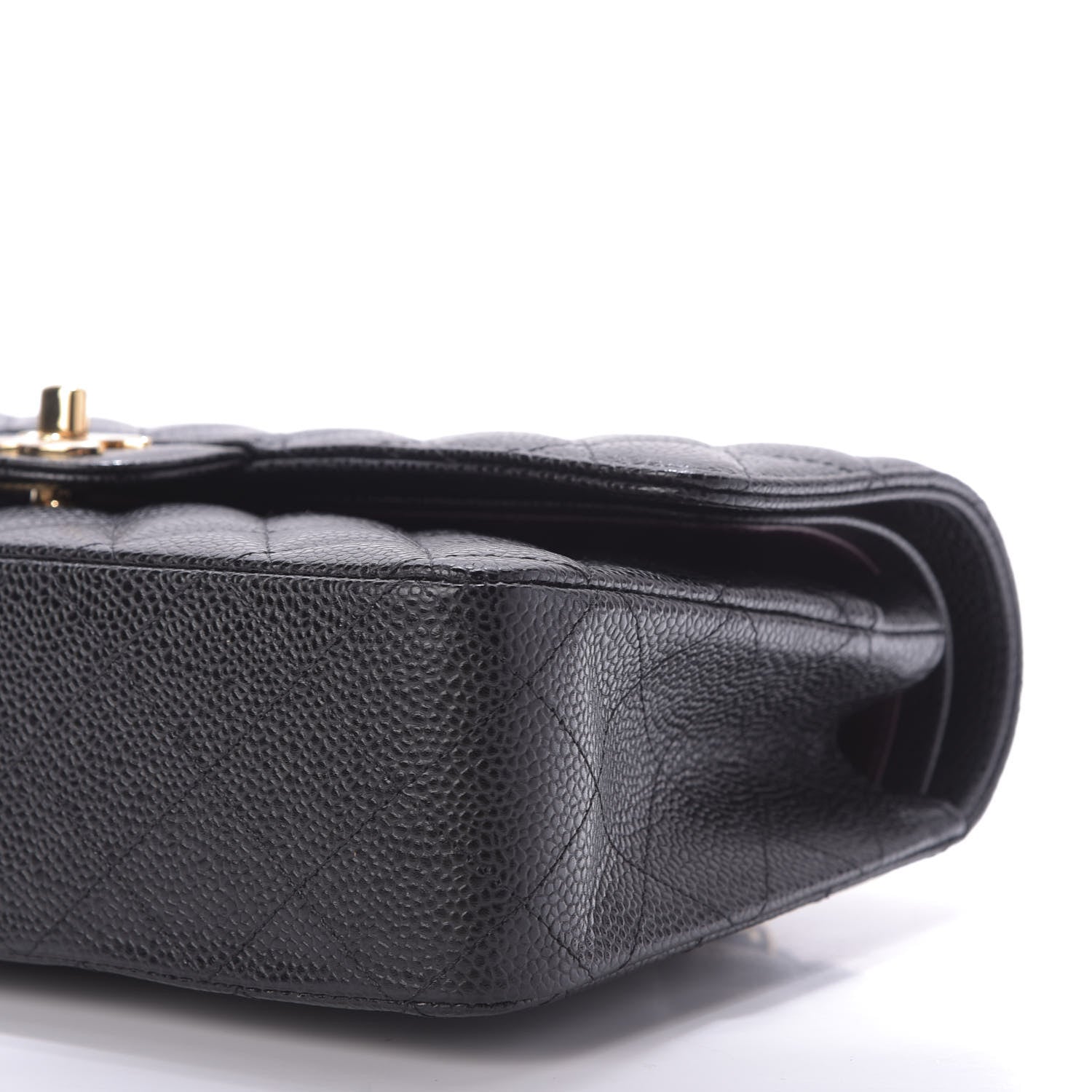 Chanel Caviar Quilted Medium Double Flap Black 7 of 10