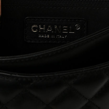 Chanel Lambskin Quilted Medium Lovely Day Flap Black 6 of 13