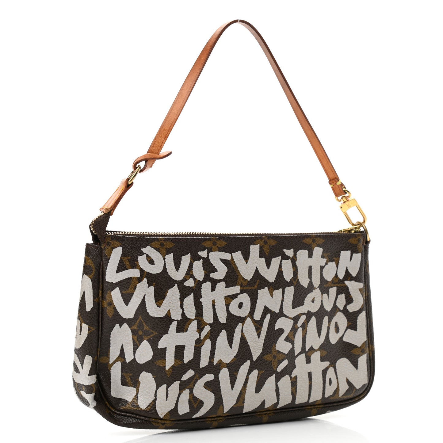 Monogram Graffiti Pochette Accessories Silver