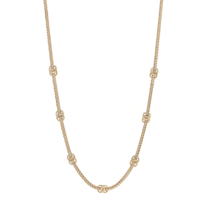Chanel Metal CC Short Chain Necklace Gold 1 of 5