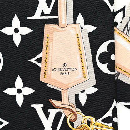 Louis Vuitton Silk Monogram Confidential Bandeau Black 3 of 4