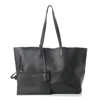 Saint Laurent Calfskin Large Shopping Tote Black 1 of 19