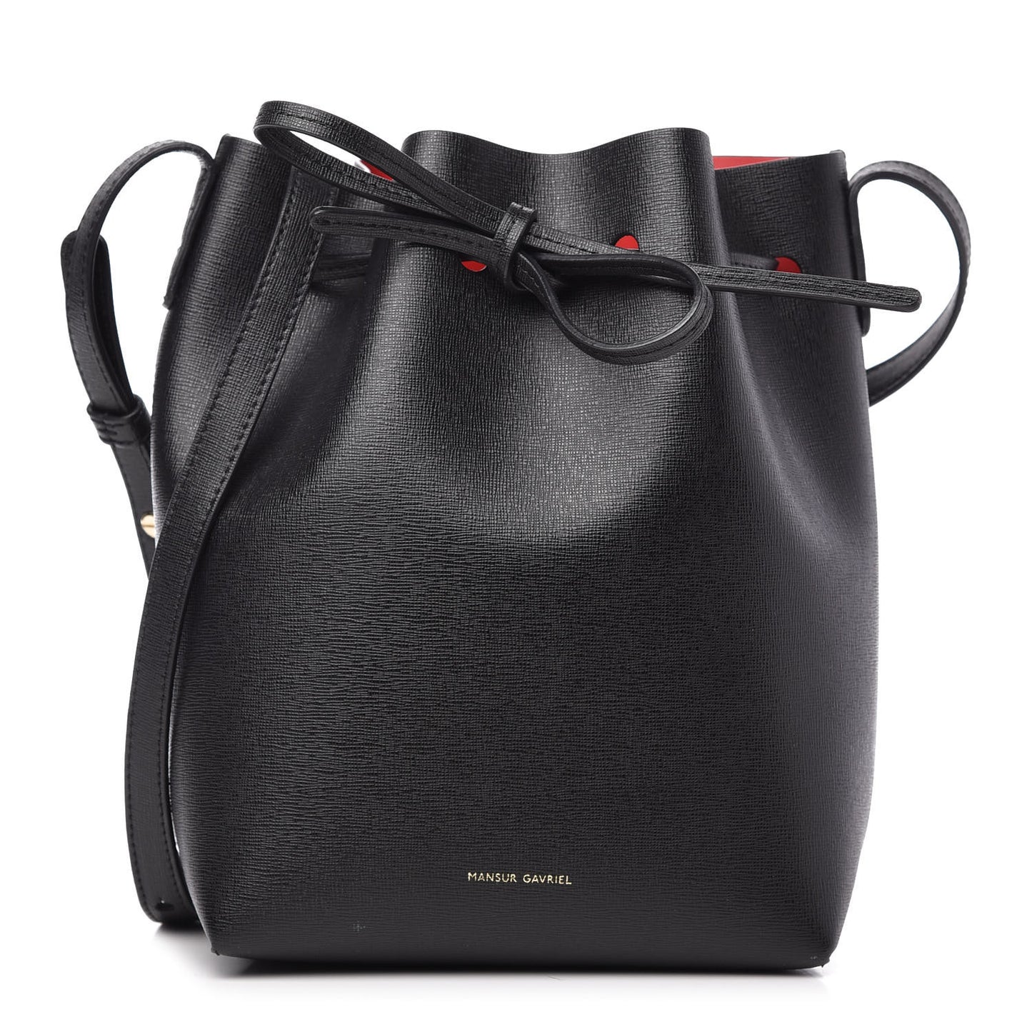 Saffiano Bucket Bag Black Flamma