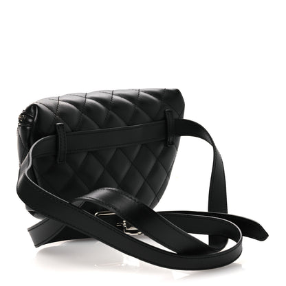 Chanel Calfskin Quilted Waist Belt Bag Black 3 of 14