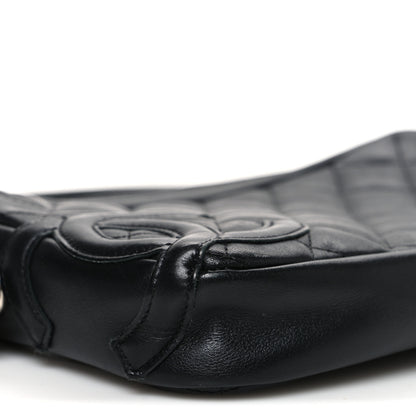 Chanel Calfskin Quilted Cambon Pochette Black 10 of 12