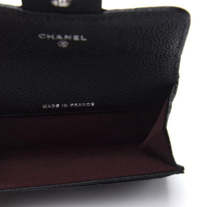 Chanel Caviar Quilted Flap Card Holder Wallet Black 5 of 11