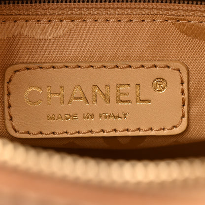Chanel Calfskin Contrast Stitch Surpique Bowler Beige 8 of 21