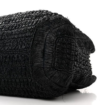 Valentino Garavani Raffia Supervee In It Tote Black 9 of 12