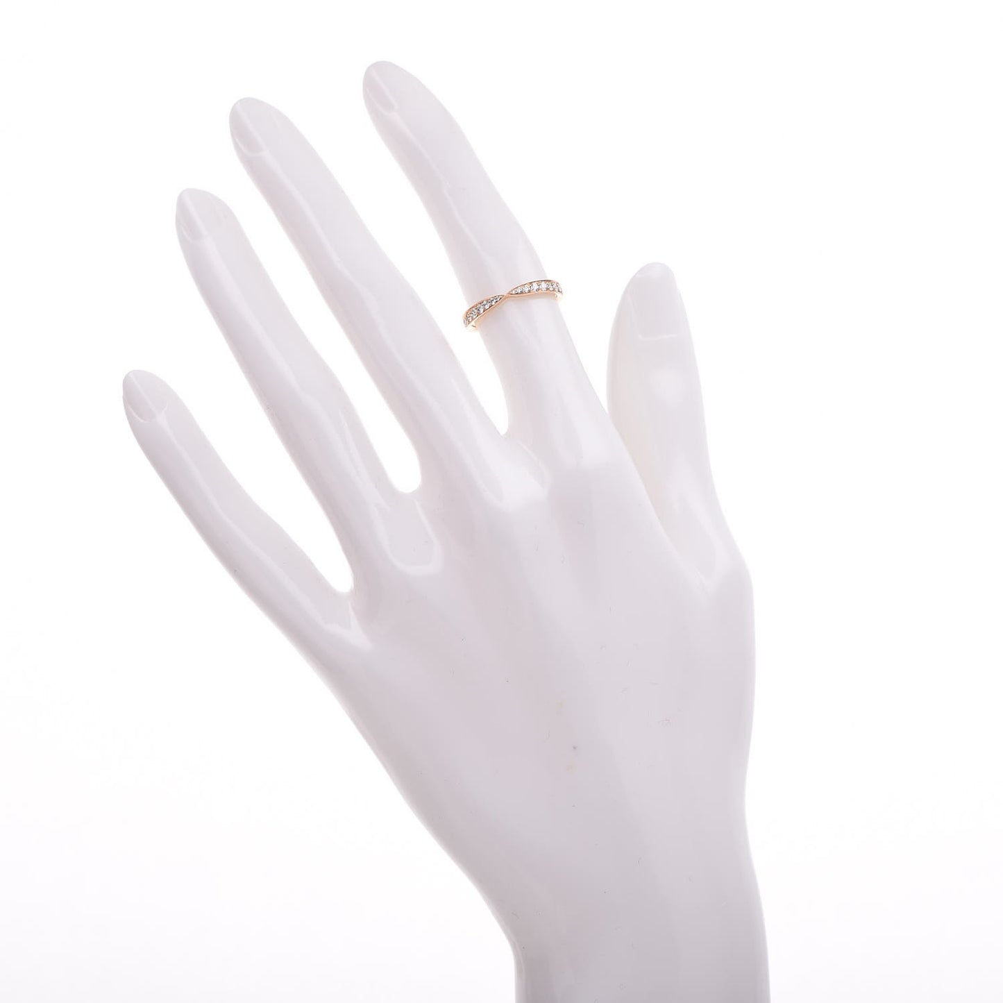 18K Rose Gold Diamond Harmony Ring 48 4.5