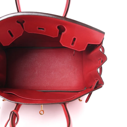 Hermes Epsom Birkin 30 Rouge Casaque 13 of 40