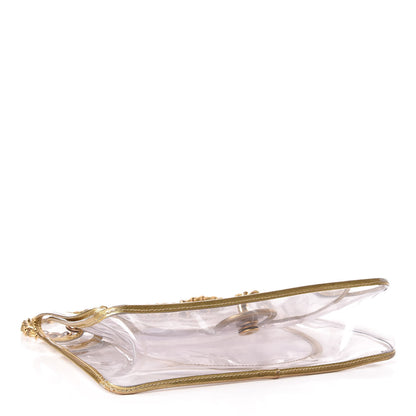 Chanel Lambskin Vinyl Large Naked Flap Gold 4 of 22