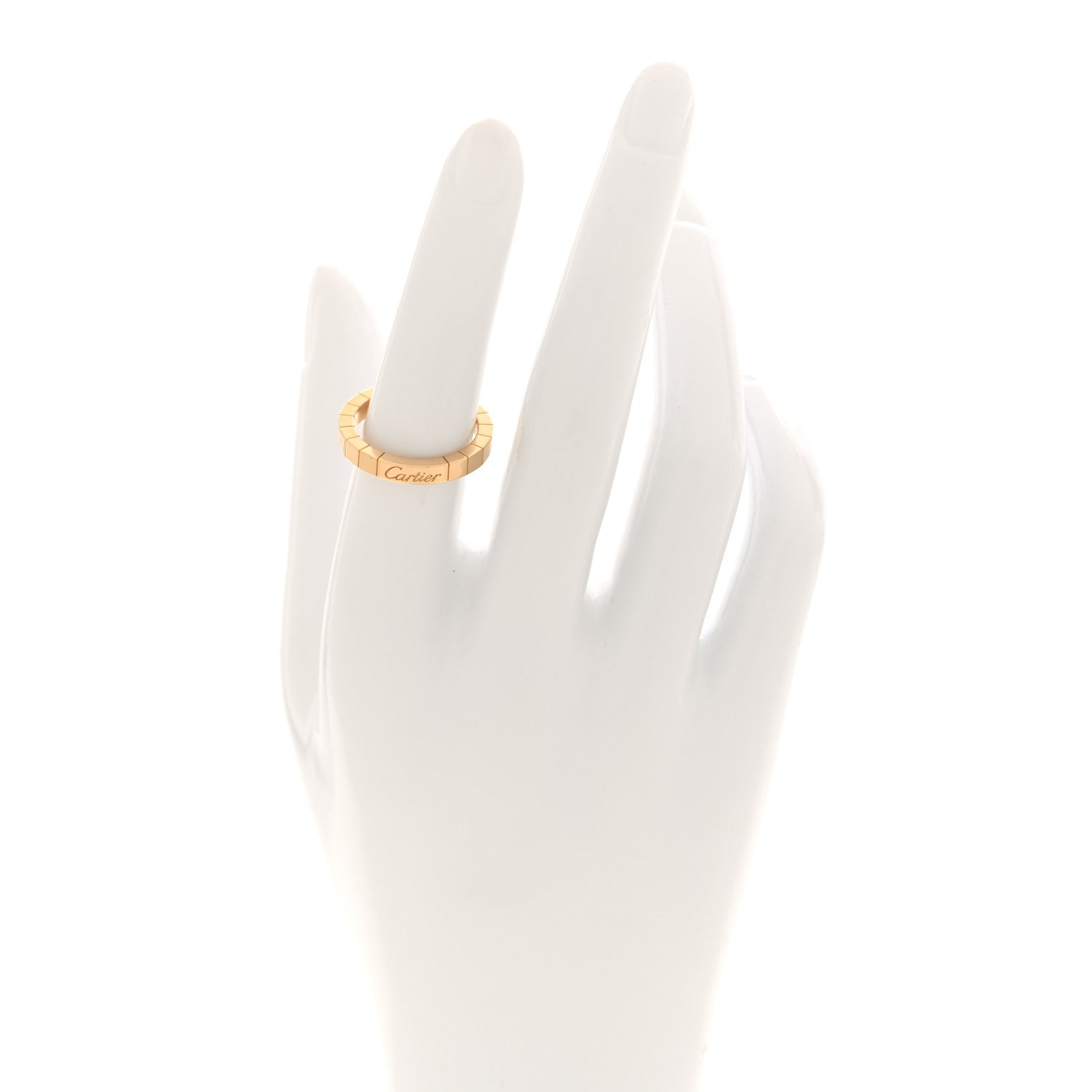 Cartier 18K Yellow Gold Lanieres Ring 53 6.5 2 of 4
