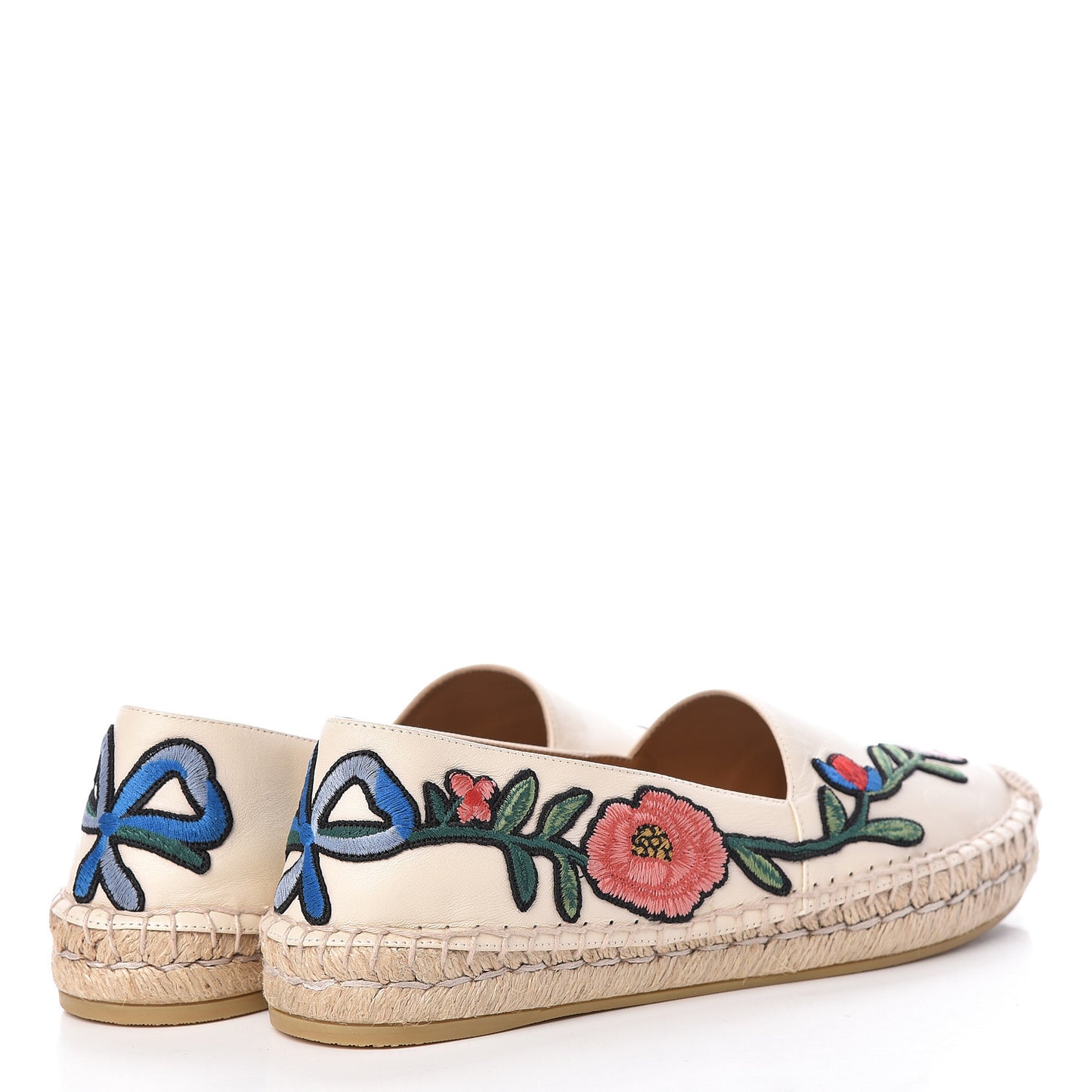 Nappa Ophelia Espadrilles 38.5 Mystic White