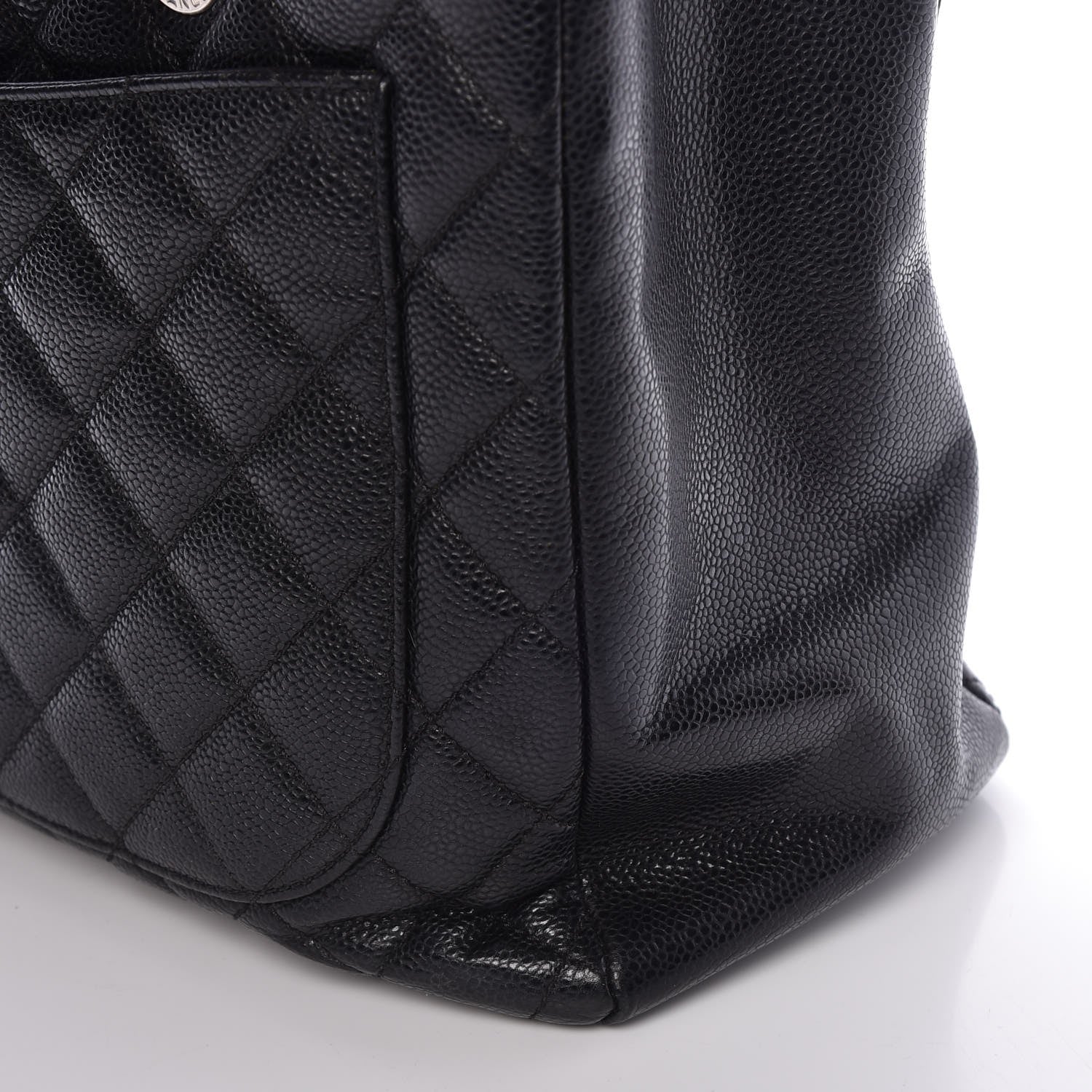 Chanel Caviar Quilted Grand Shopping Tote GST Black 10 of 12