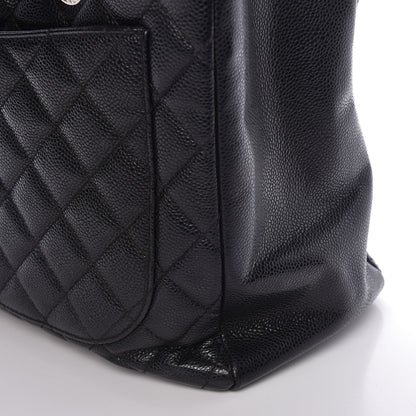 Chanel Caviar Quilted Grand Shopping Tote GST Black 10 of 12