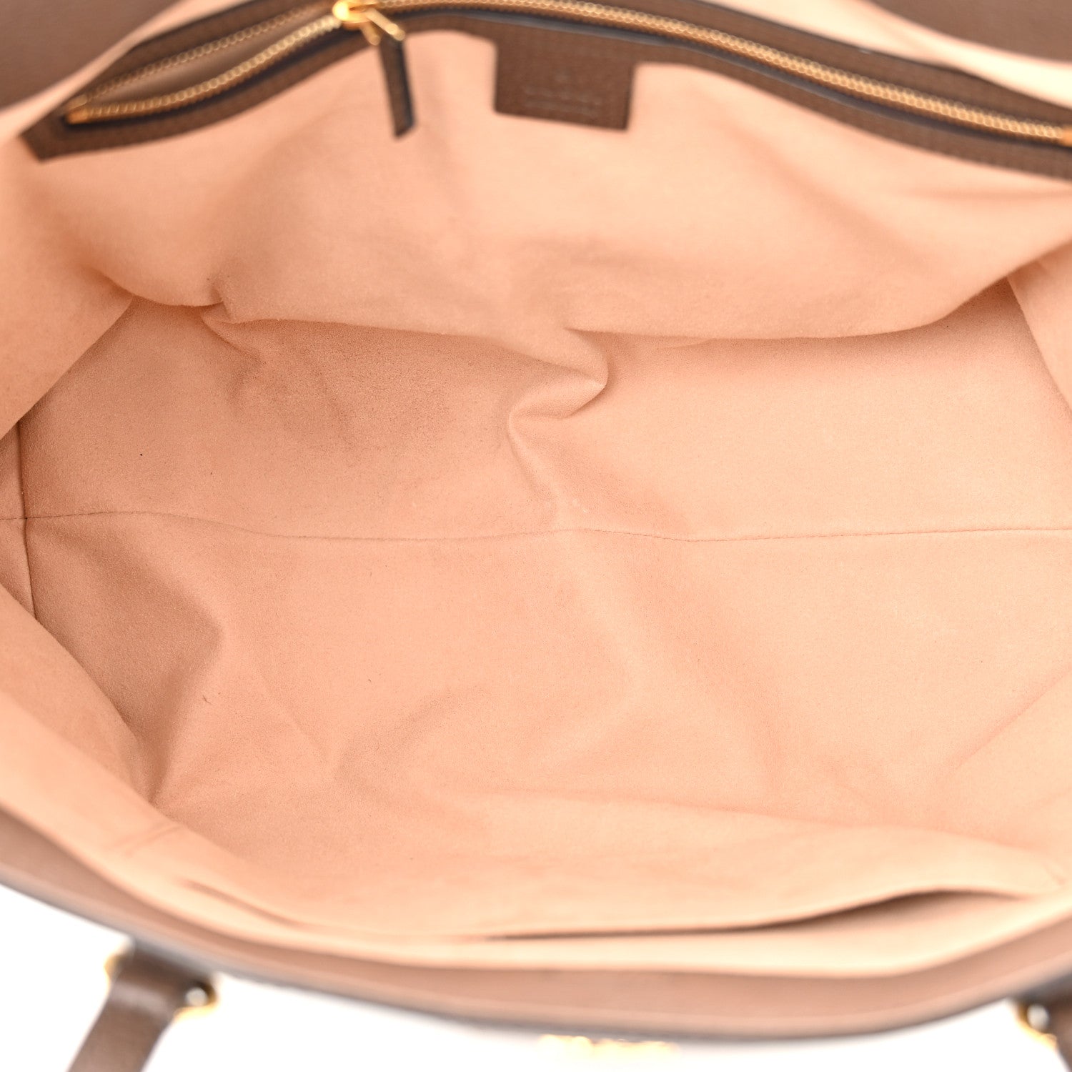 Gucci GG Supreme Monogram Textured Calfskin Web Medium Ophidia Shopping Tote Beige Ebony New Acero 5 of 10