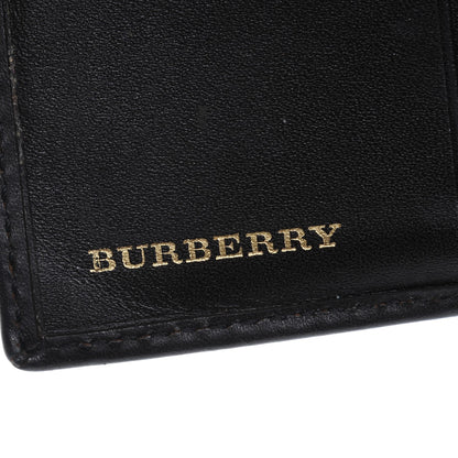 Burberry Haymarket Check Compact Wallet Chocolate 6 of 8