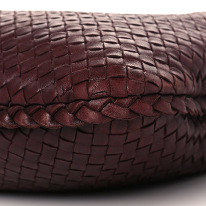 Bottega Veneta Intagli Intrecciato Large Veneta Hobo Dark Red 10 of 10
