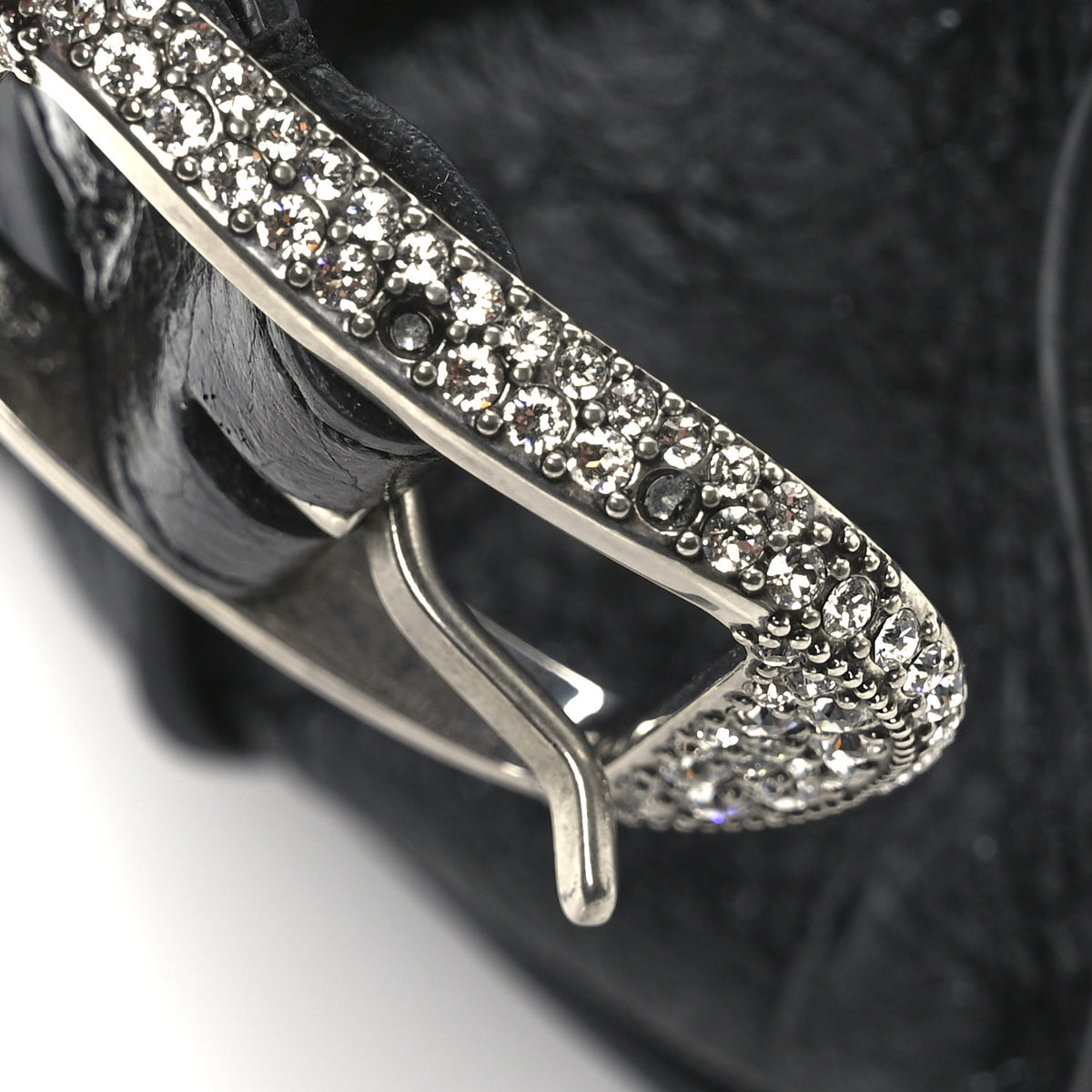 Agneau Arena Crystal Neo Cagole Handbag XS Black