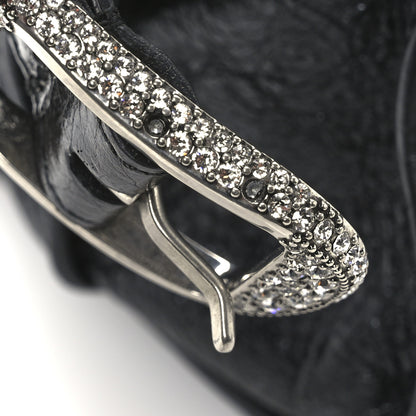 Balenciaga Agneau Arena Crystal Neo Cagole Handbag XS Black 12 of 12