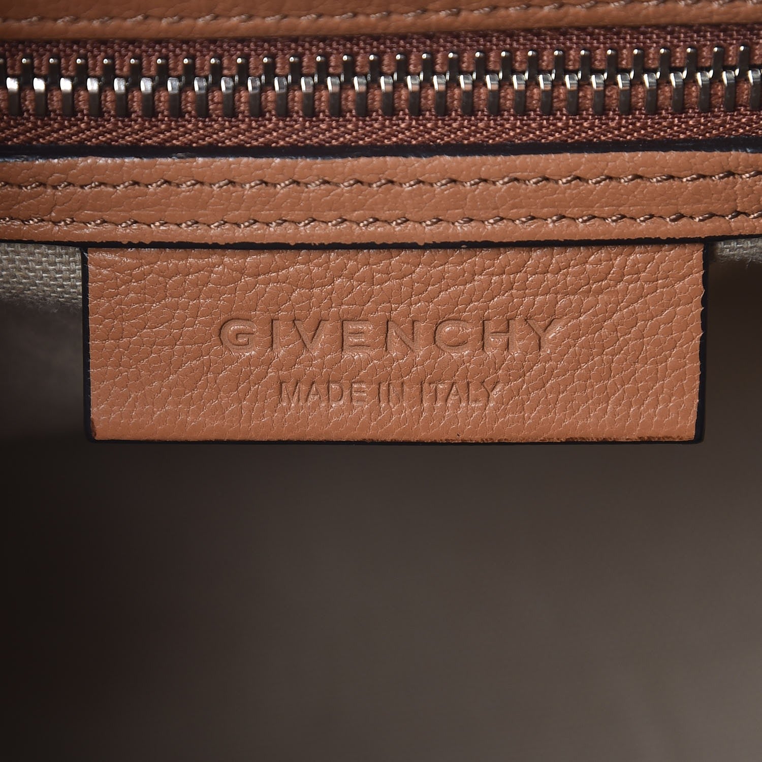 Givenchy Sugar Goatskin Mini Antigona Caramel 7 of 10