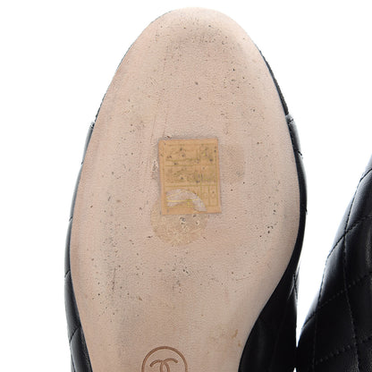 Chanel Lambskin Kid Suede Quilted Mules 36 Black 10 of 16