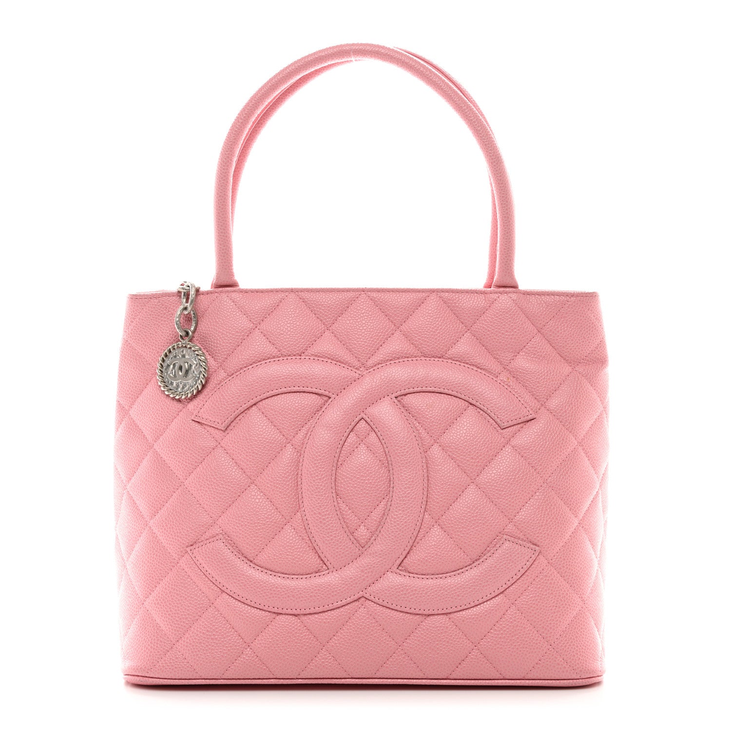 Chanel Caviar Quilted Medallion Tote Light Pink 1 of 10