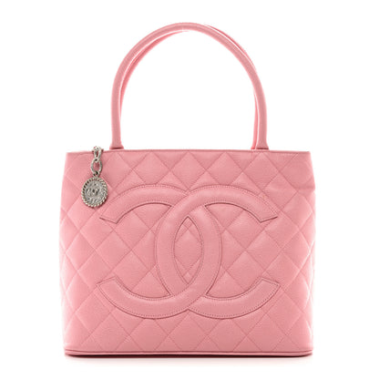 Chanel Caviar Quilted Medallion Tote Light Pink 1 of 10