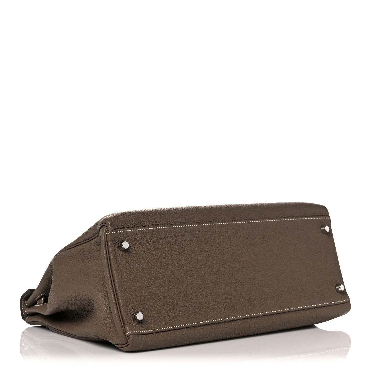 Hermes Togo Kelly Retourne 35 Etoupe 4 of 10