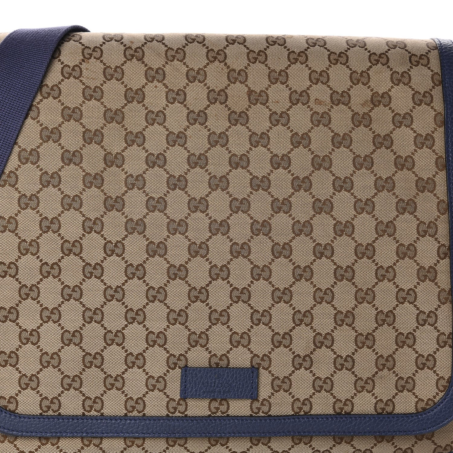 Gucci Monogram Convertible Diaper Bag Blue 15 of 15