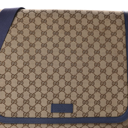 Gucci Monogram Convertible Diaper Bag Blue 15 of 15