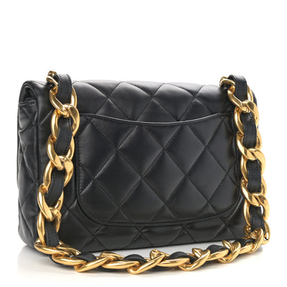 Chanel Lambskin Quilted Large CC Funky Town Flap Black 3 of 10