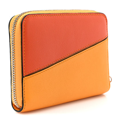 Loewe Calfskin Puzzle Zip Around Wallet Yellow Multicolor 3 of 8