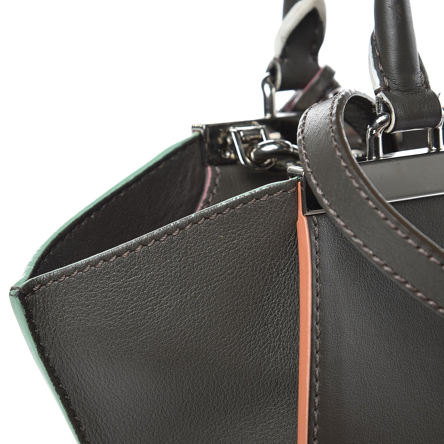 Vitello Dolce Mini 3jours Tote Carbone