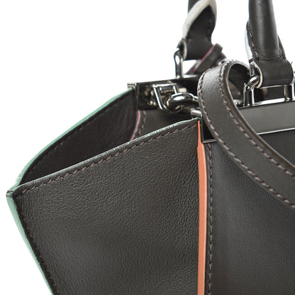 Fendi Vitello Dolce Mini 3jours Tote Carbone 13 of 18