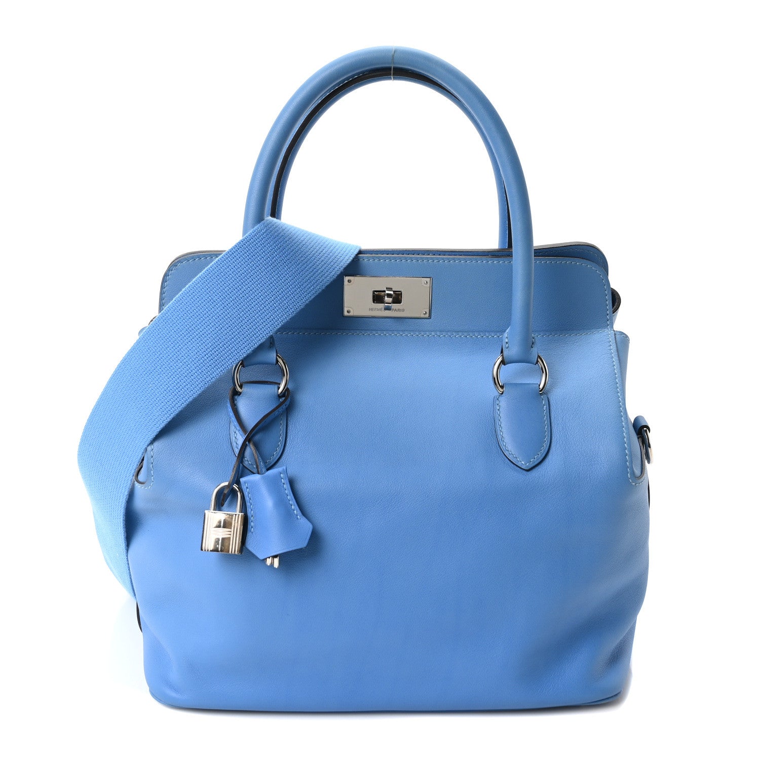 Hermes Swift Toolbox 26 Bleu Paradis 1 of 9