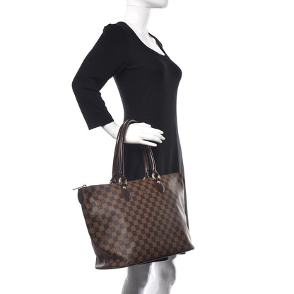 Louis Vuitton Damier Ebene Saleya MM 2 of 8