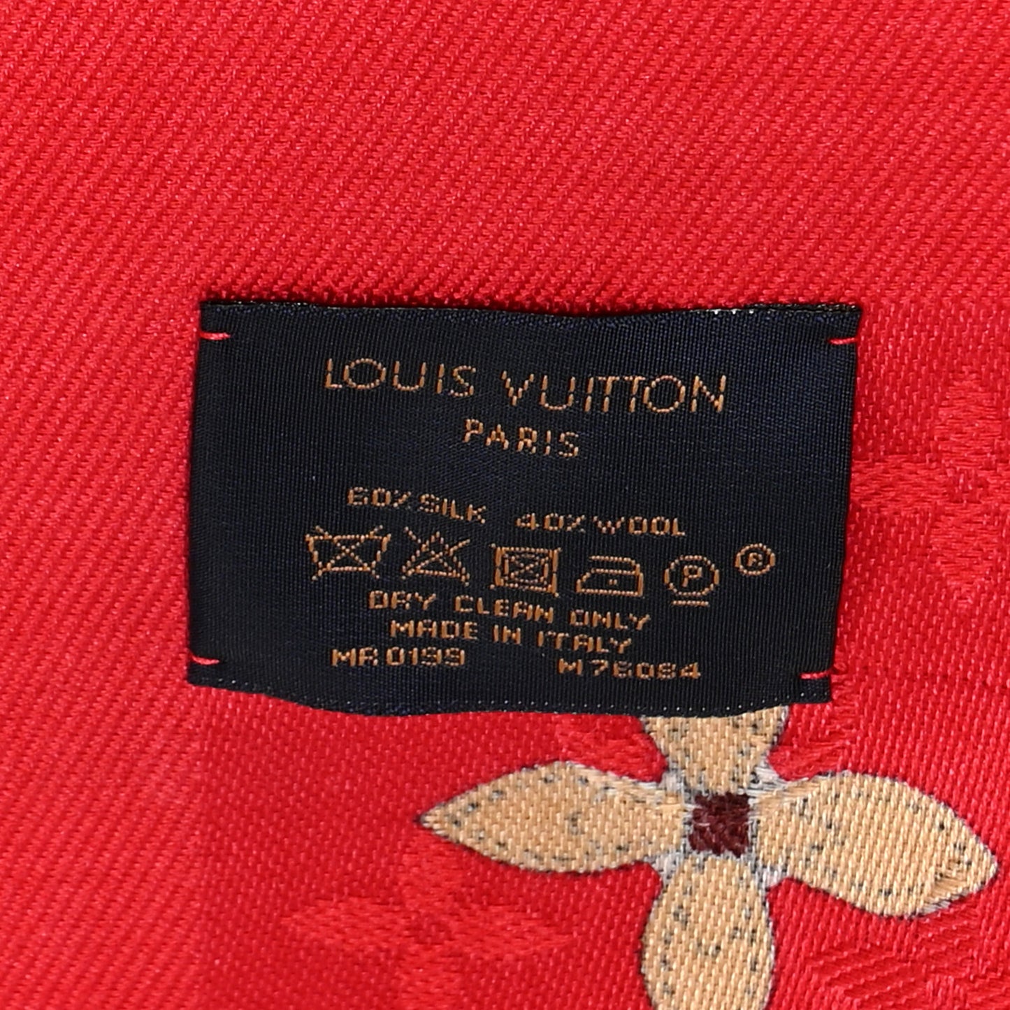 Silk Wool Chinese New Year Mouse Shawl Rouge