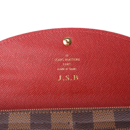 Louis Vuitton Damier Ebene Caissa Wallet Cherry 6 of 7