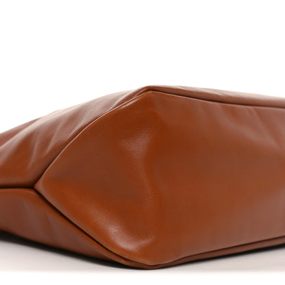 Gucci Calfskin Medium Horsebit Chain Hobo Brown 9 of 10