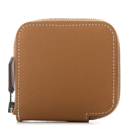 Hermes Epsom Silk'in Coin Purse Sesame 1 of 4