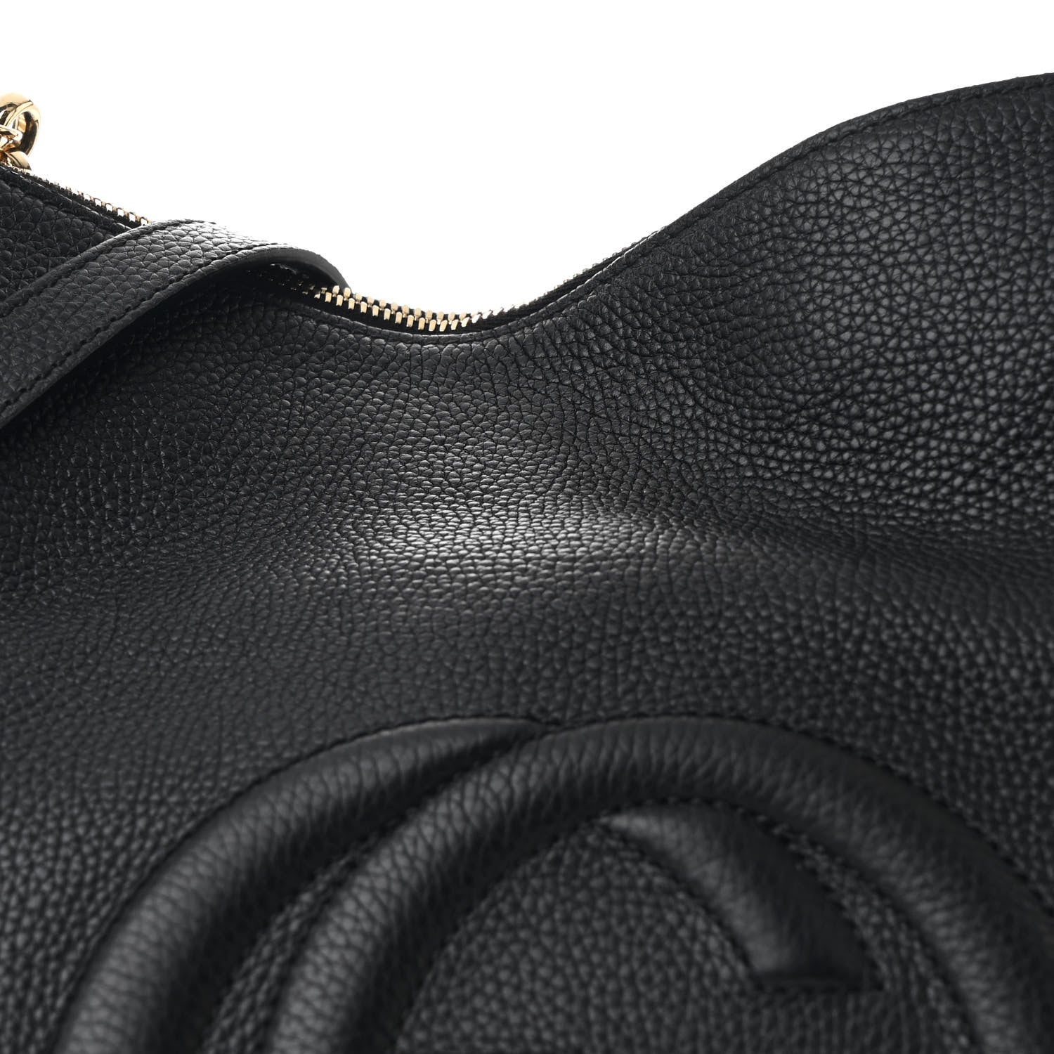 Gucci Pebbled Calfskin Large Soho Hobo Black 8 of 10