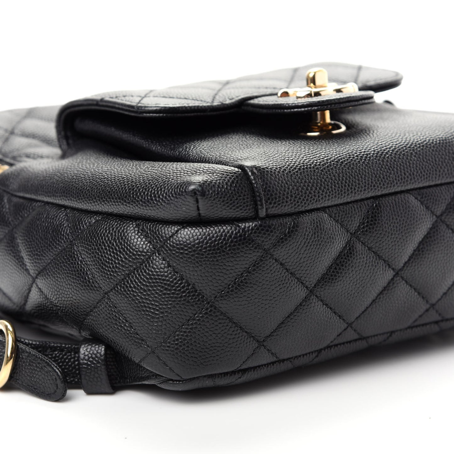 Caviar Quilted Small CC Day Backpack Black