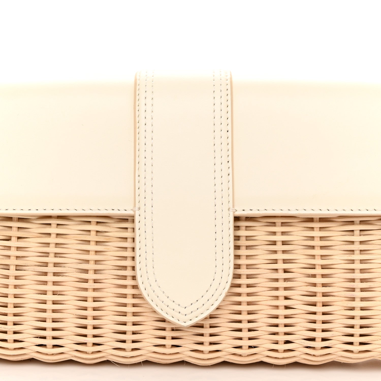 Jacquemus Wicker Le Bambino Long Ivory 7 of 9