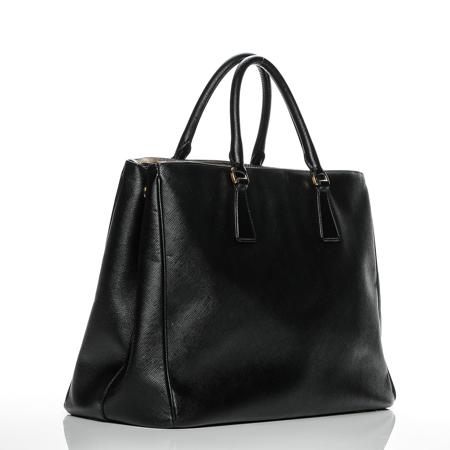Prada Saffiano Large Galleria Double Zip Tote Black 13 of 20