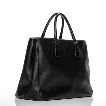 Prada Saffiano Large Galleria Double Zip Tote Black 13 of 20