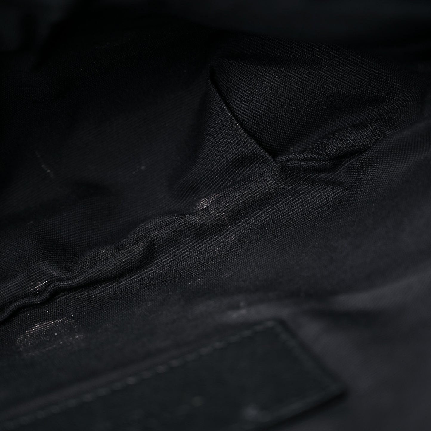 Calfskin Mini Whip Belt Bag Black