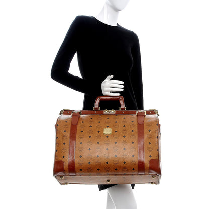 MCM Visetos Top Handle Luggage Cognac 2 of 24